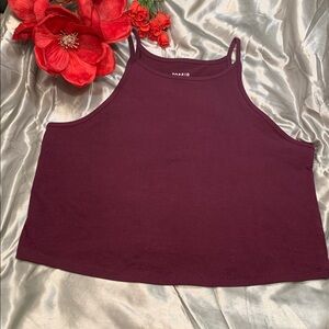 🌹torrid • NWOT Maroon Stretch Casual Cami Tank Top •